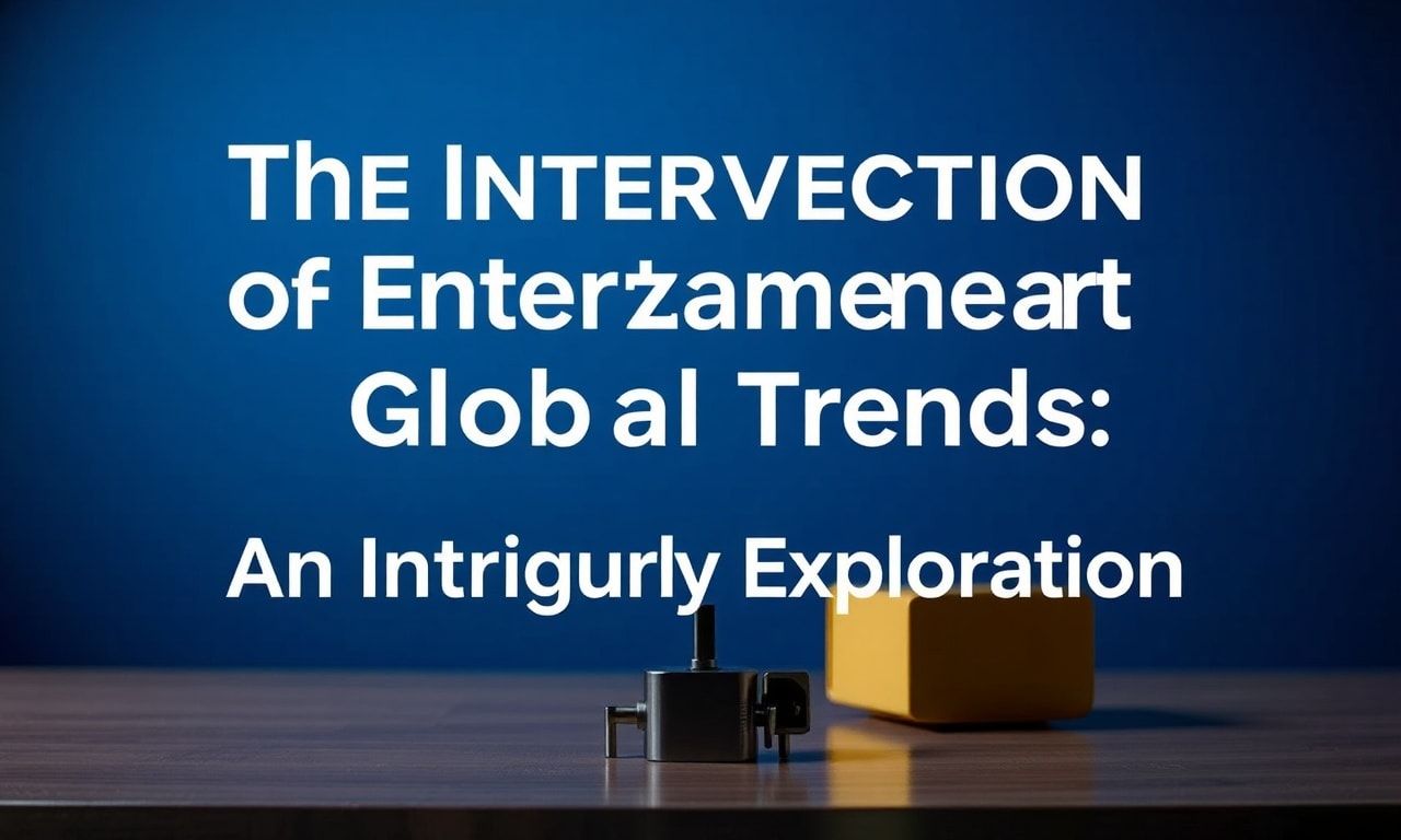 The Intersection of Entertainment and Global Trends: A Fascinating Look