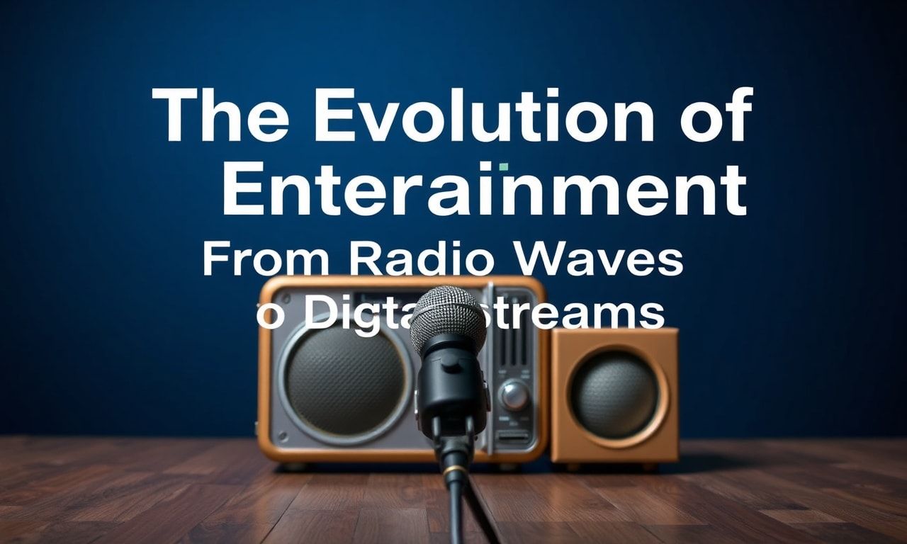 The Evolution of Entertainment: From Radio Waves to Digital Streams