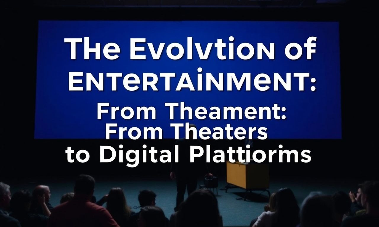 The Evolution of Entertainment: From Theaters to Digital Platforms