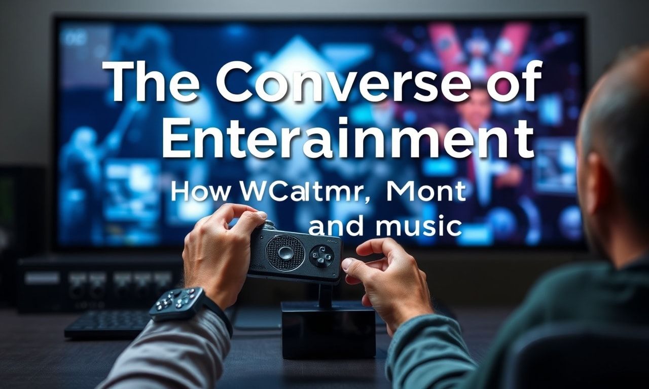 The Convergence of Entertainment: How Gaming, Movies, and Music Are Merging