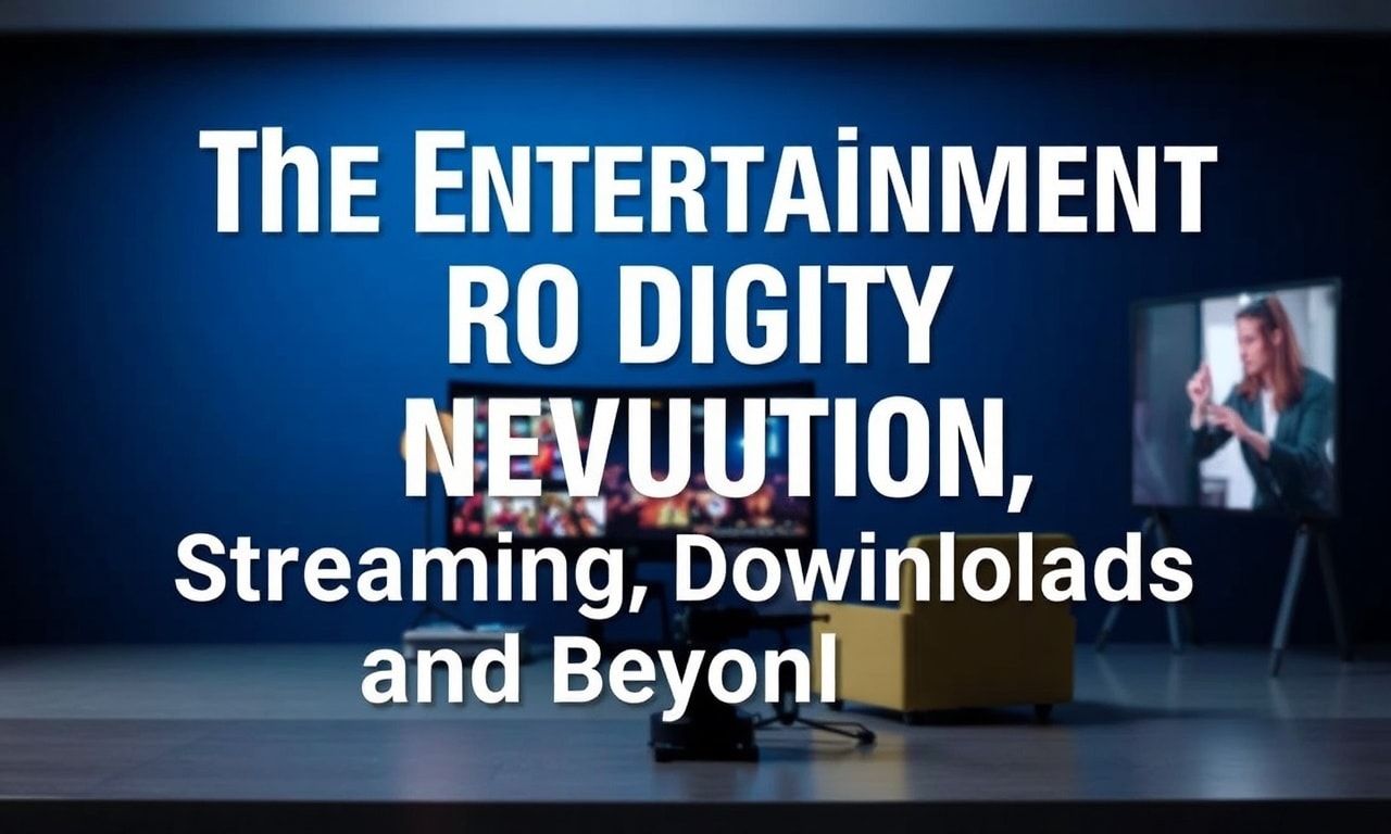 The Entertainment Industry's Digital Revolution: Streaming, Downloads, and Beyond