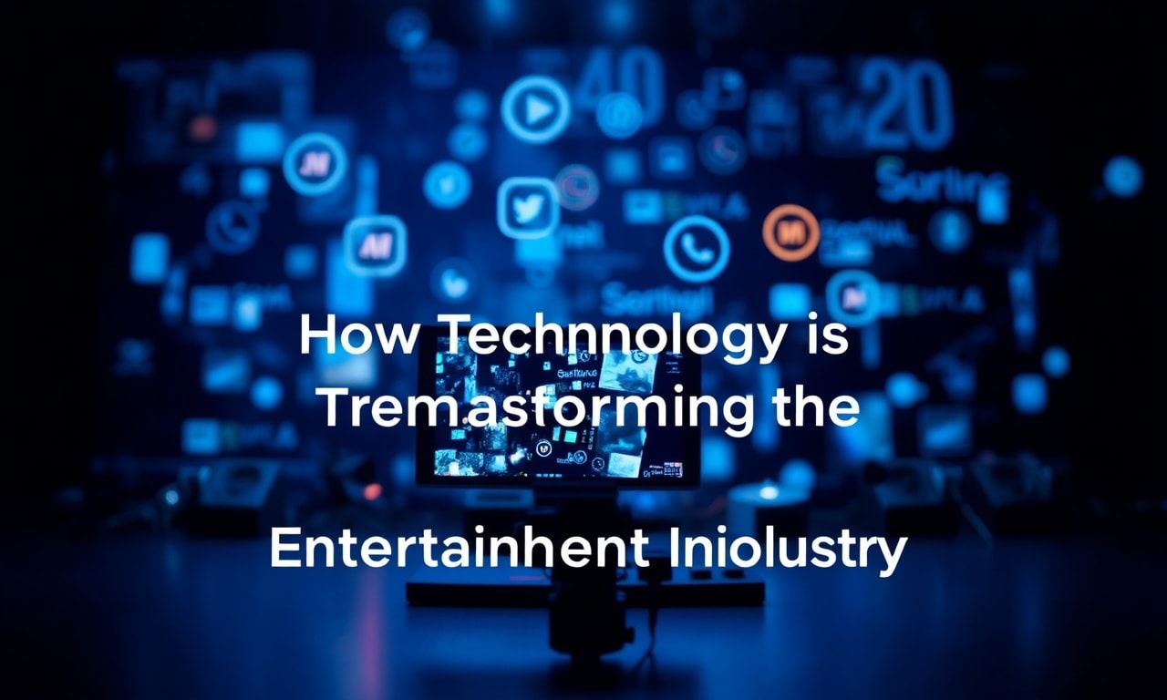 The Digital Revolution: How Technology is Shaping the Entertainment Industry