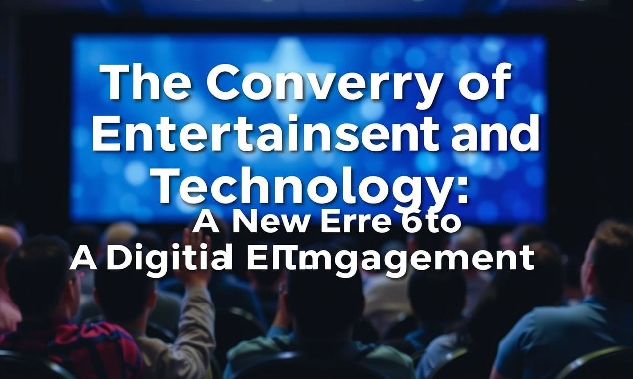 The Convergence of Entertainment and Technology: A New Era of Digital Engagement