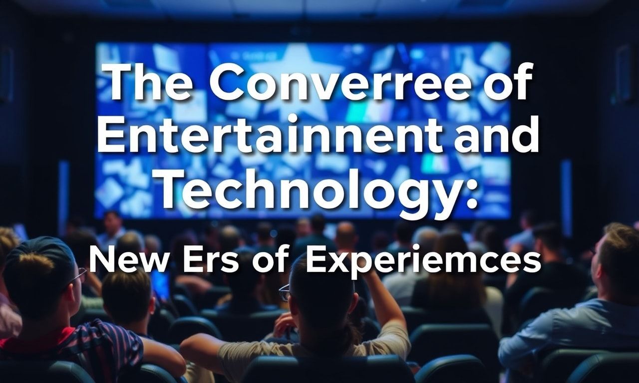 The Convergence of Entertainment and Technology: A New Era of Experiences