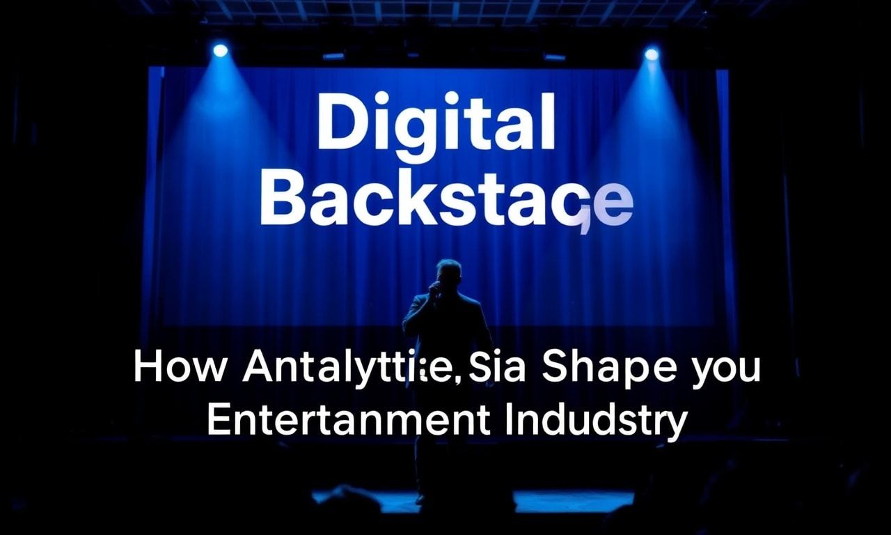 The Digital Backstage: How Analytics Shape the Entertainment Industry