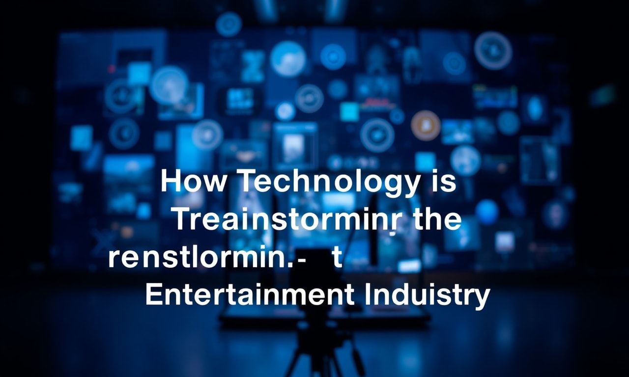 The Digital Revolution: How Technology is Reshaping the Entertainment Industry