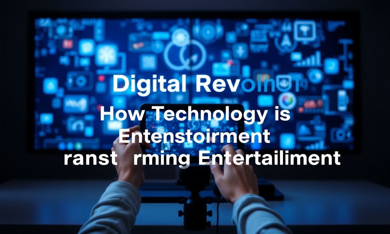 The Digital Revolution: How Technology is Transforming Entertainment