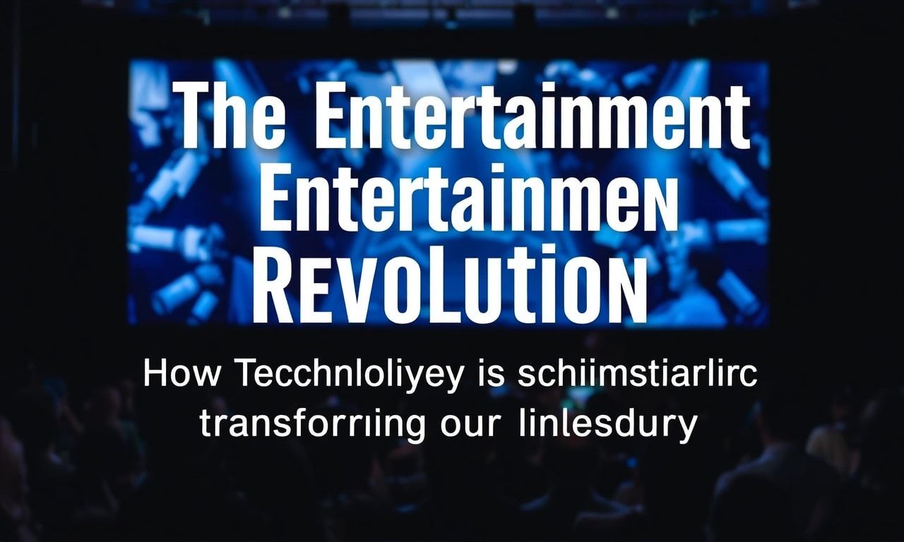 The Entertainment Revolution: How Technology is Changing the Game