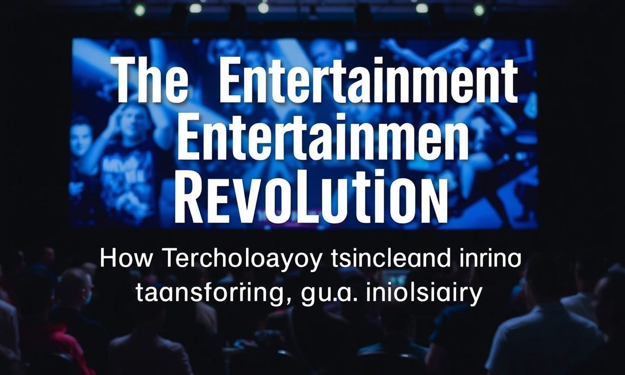 The Entertainment Revolution: How Technology is Changing the Game