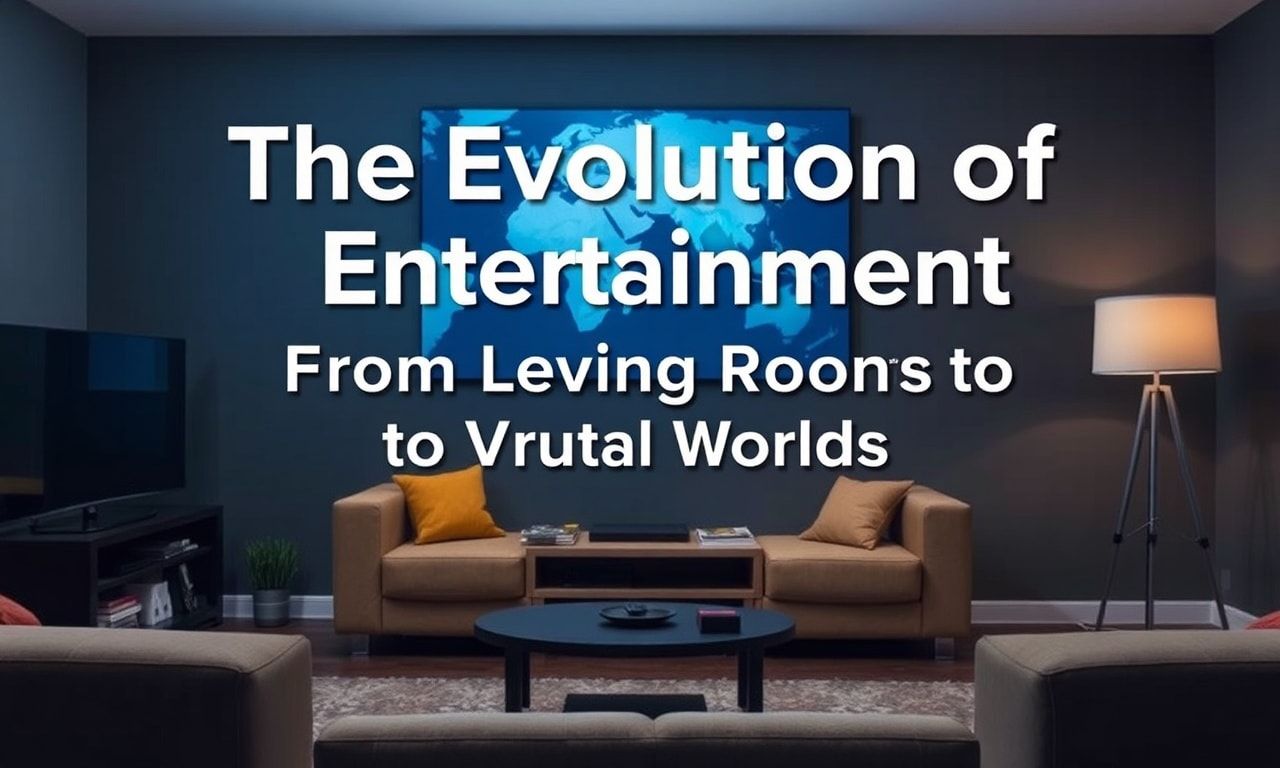 The Evolution of Entertainment: From Living Rooms to Virtual Worlds