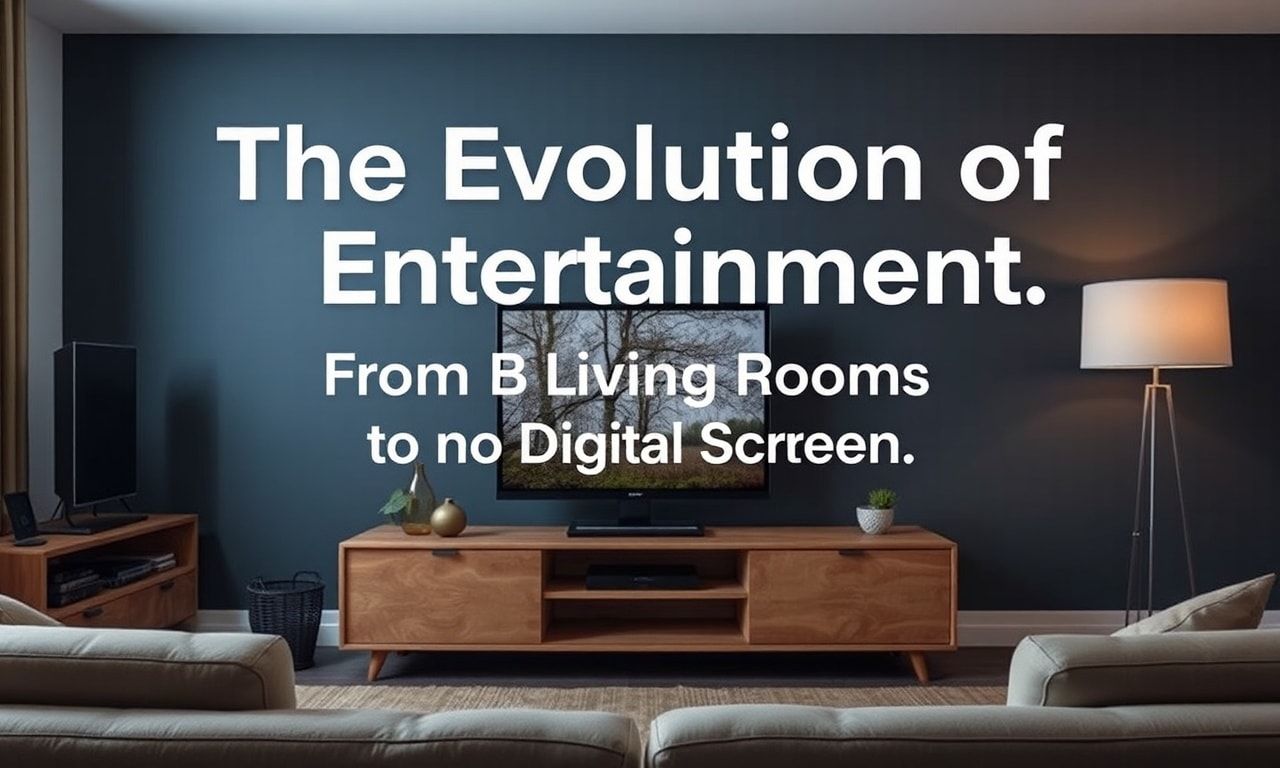 The Evolution of Entertainment: From Living Rooms to Digital Screens