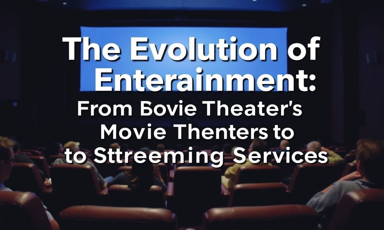 The Evolution of Entertainment: From Silver Screen to Streaming Services