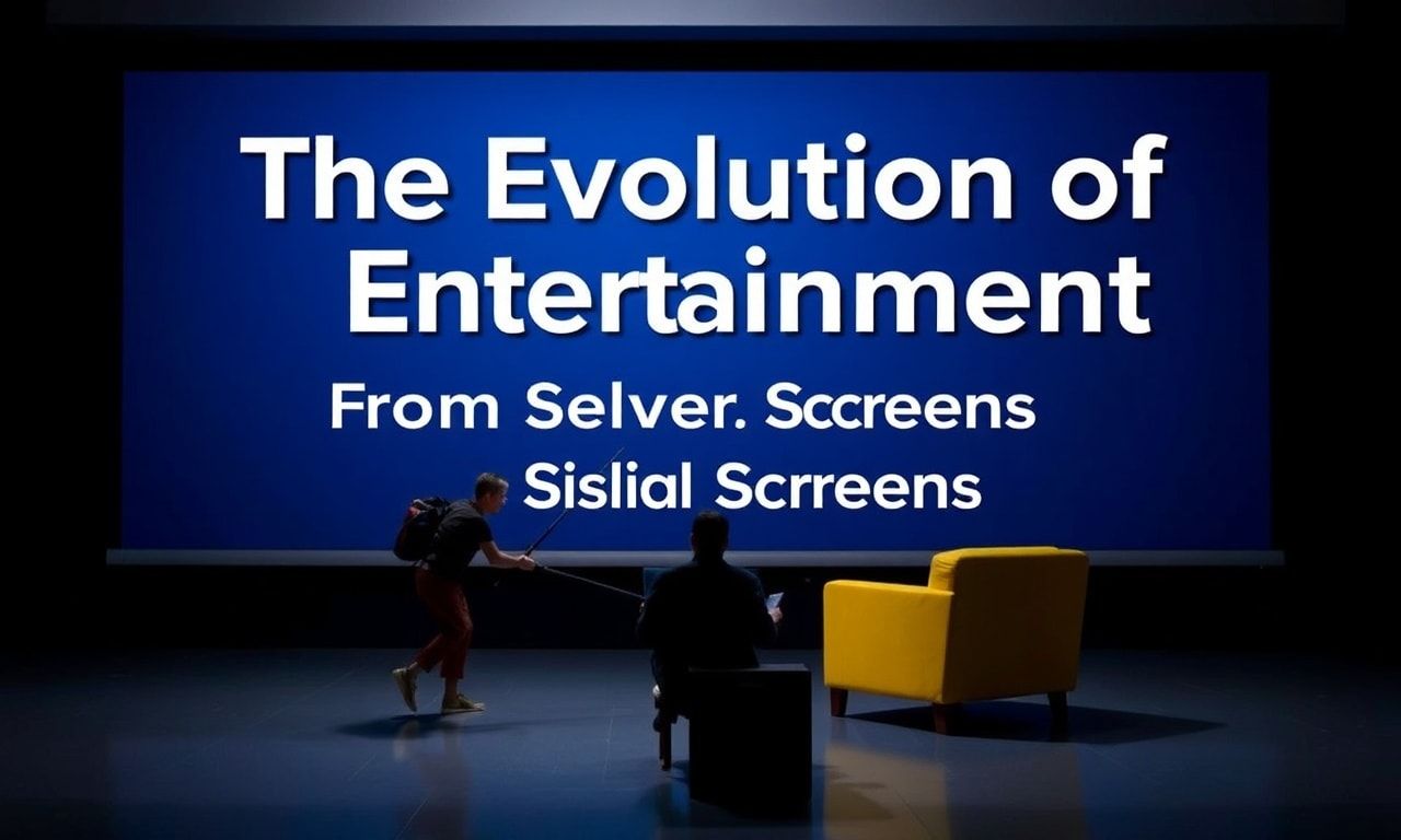 The Evolution of Entertainment: From Silver Screens to Digital Streams