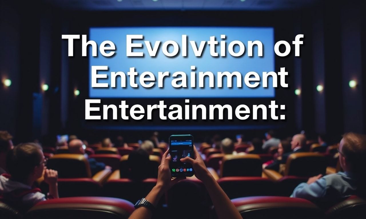 The Evolution of Entertainment: From Silver Screens to Smartphones