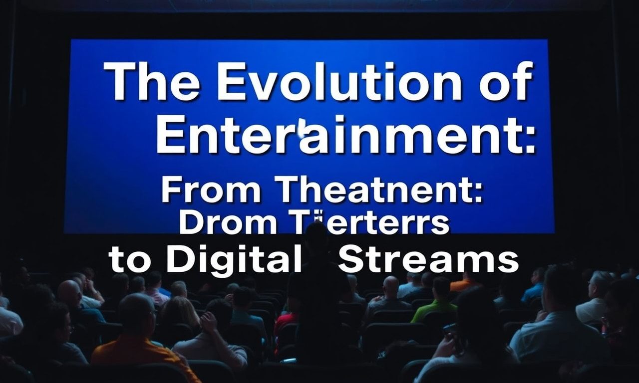 The Evolution of Entertainment: From Theaters to Digital Streams