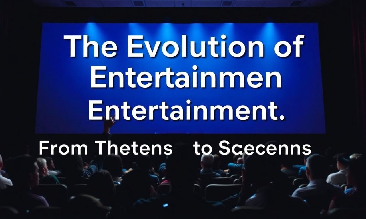 The Evolution of Entertainment: From Theaters to Screens and Beyond