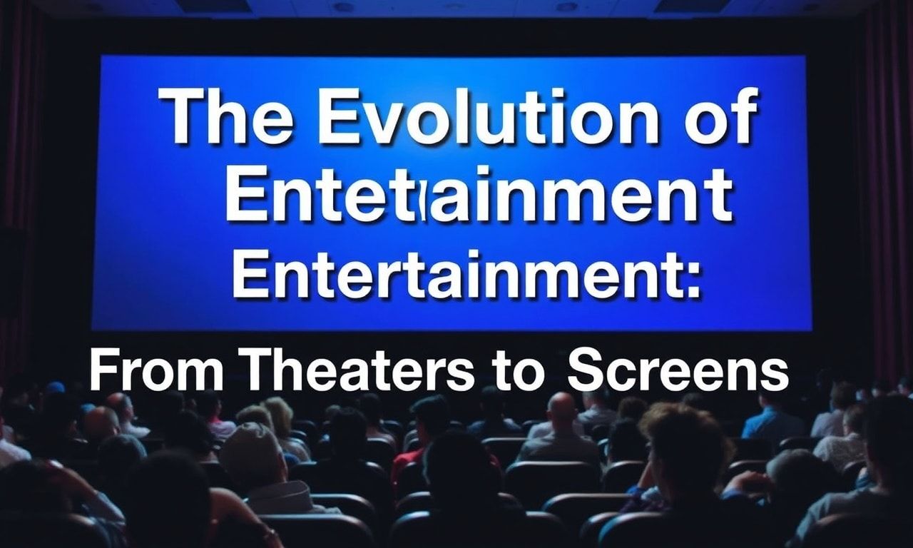 The Evolution of Entertainment: From Theaters to Screens