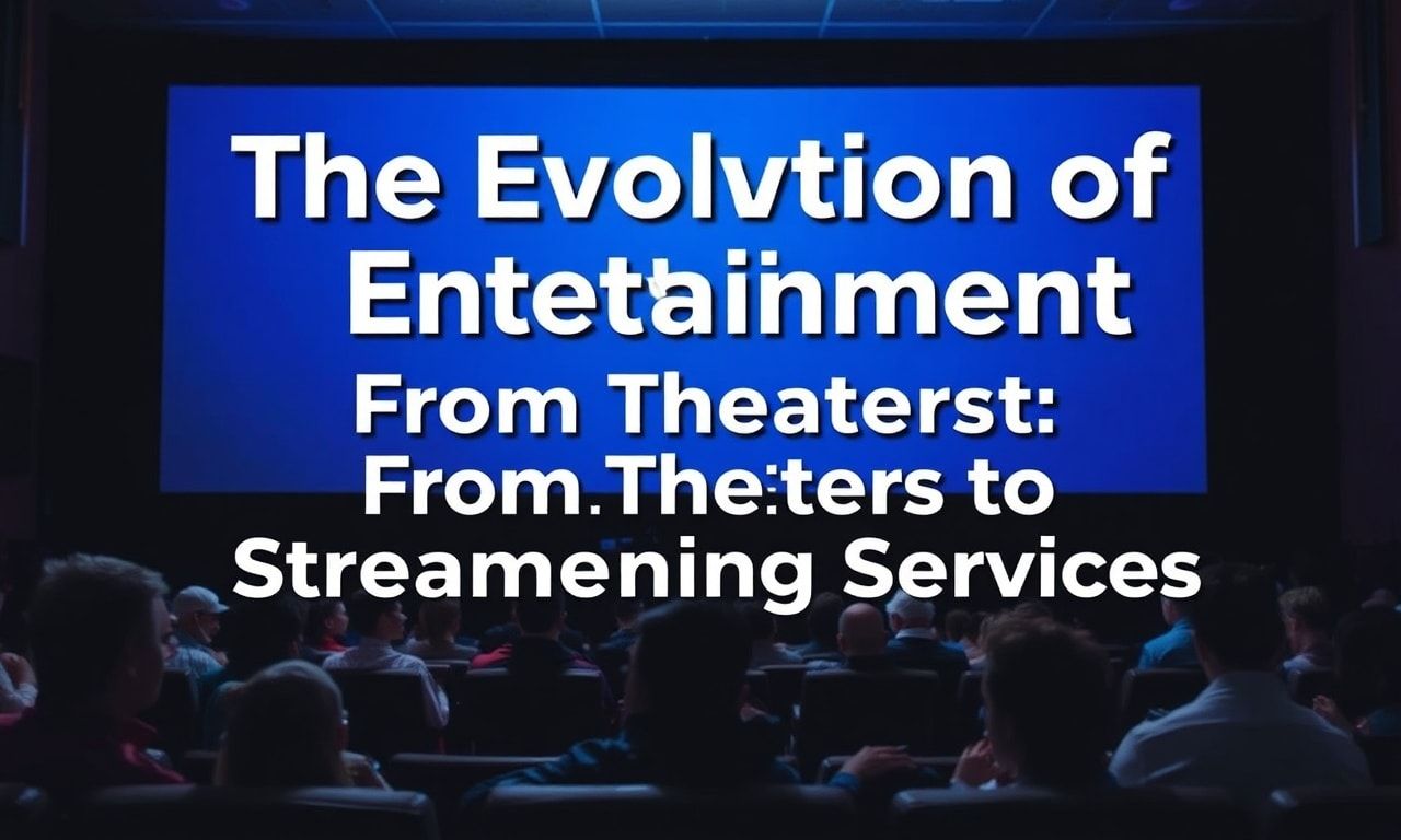 The Evolution of Entertainment: From Theaters to Streaming Services