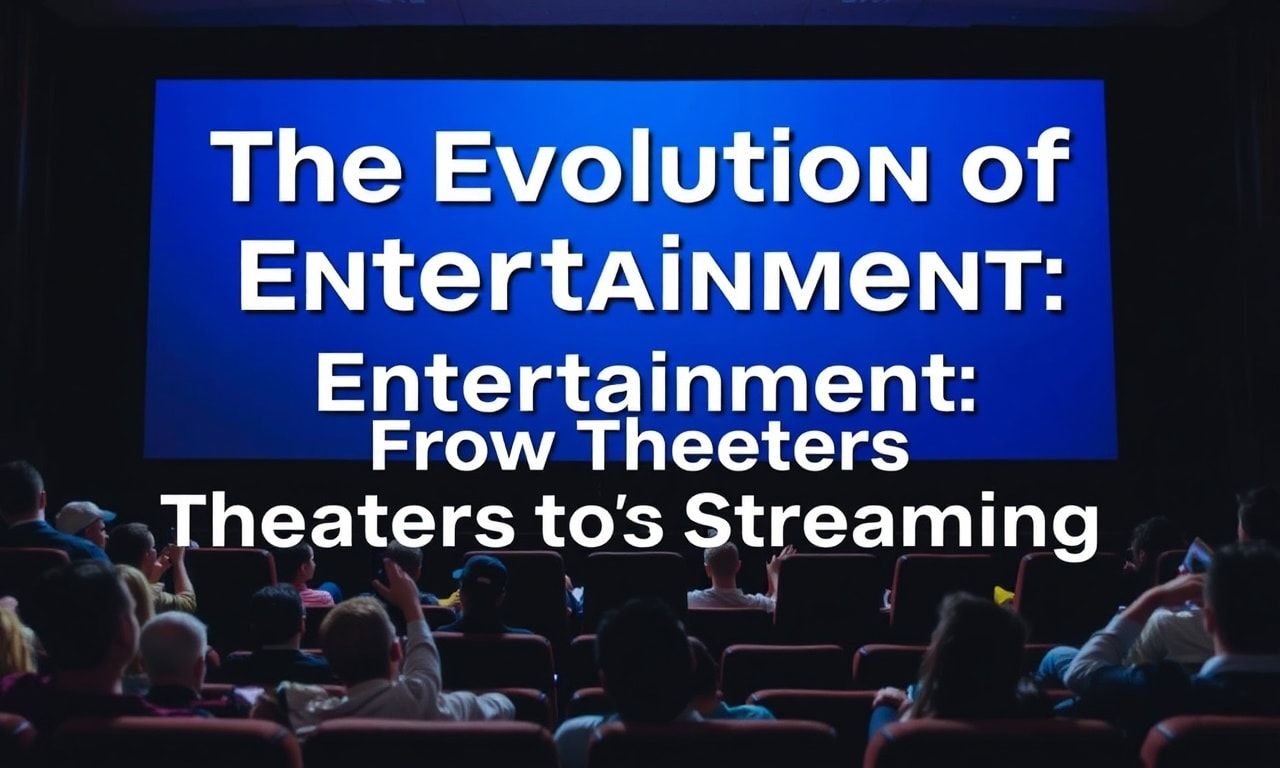 The Evolution of Entertainment: From Theaters to Streaming