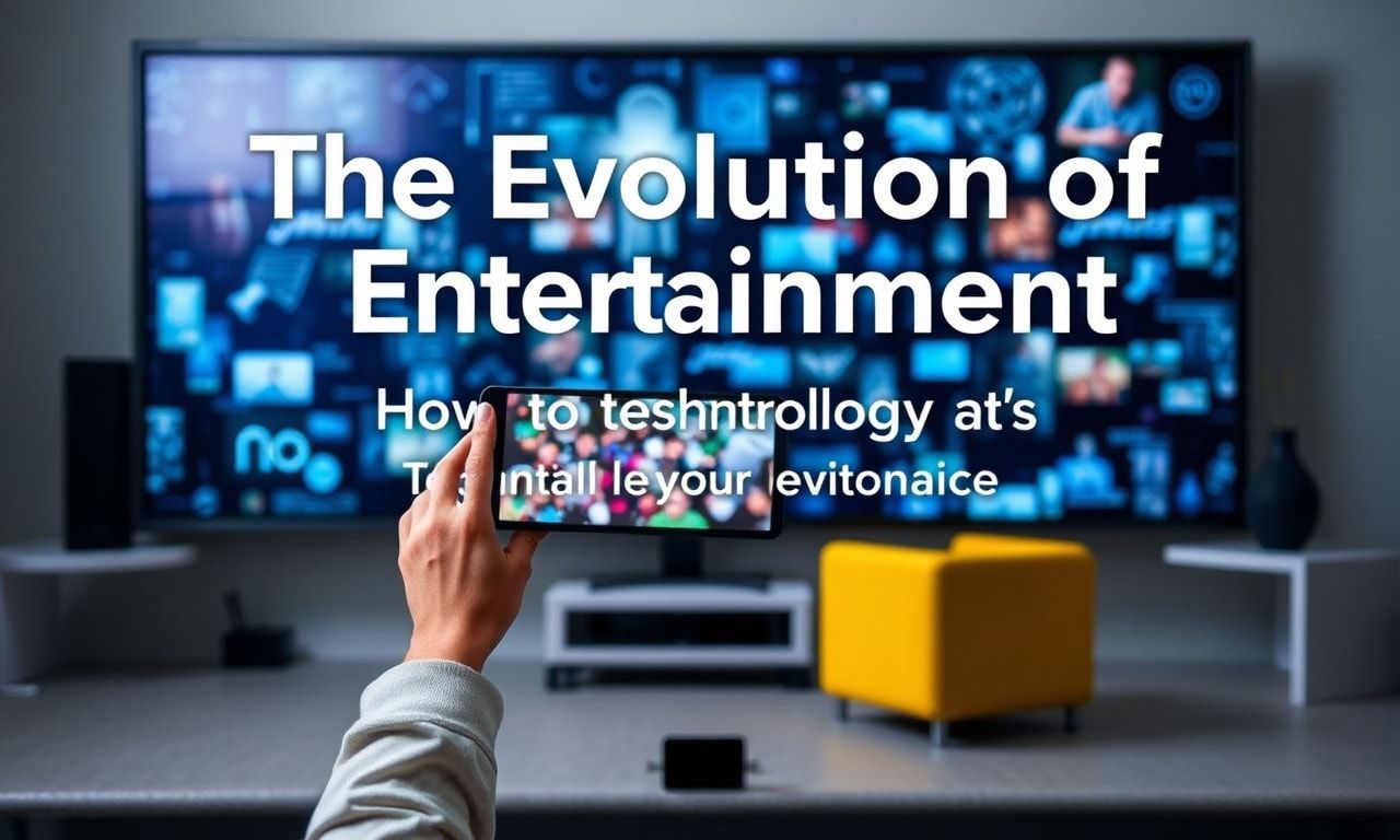 The Evolution of Entertainment: How Technology is Reshaping Our Leisure Time