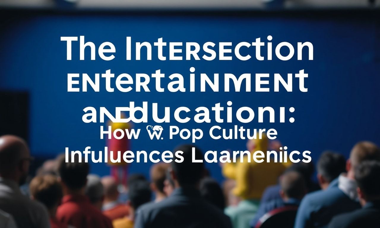 The Intersection of Entertainment and Education: How Pop Culture Shapes Learning