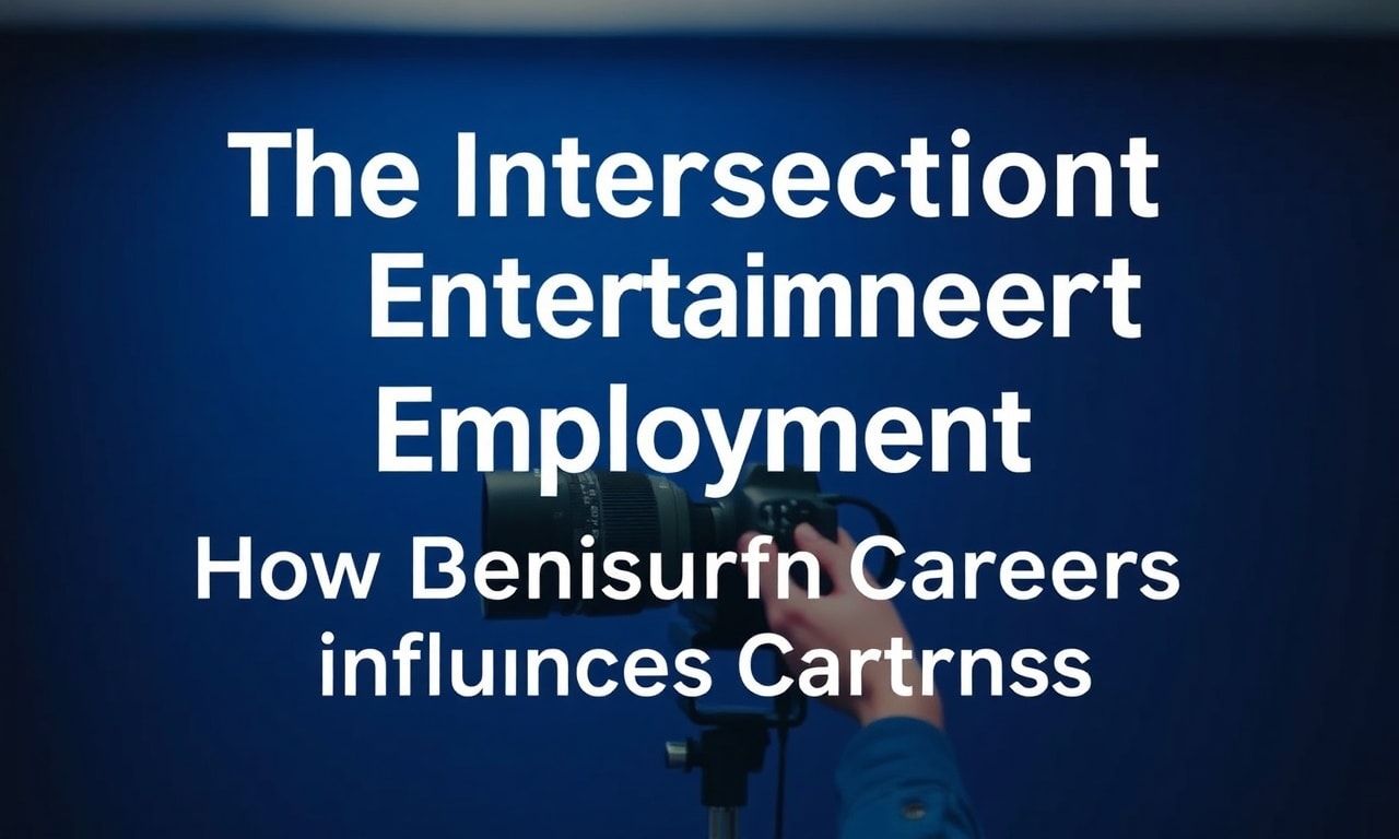 The Intersection of Entertainment and Employment: How the Industry Shapes Careers