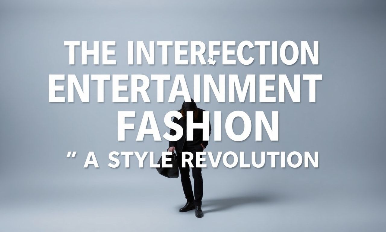 The Intersection of Entertainment and Fashion: A Style Revolution