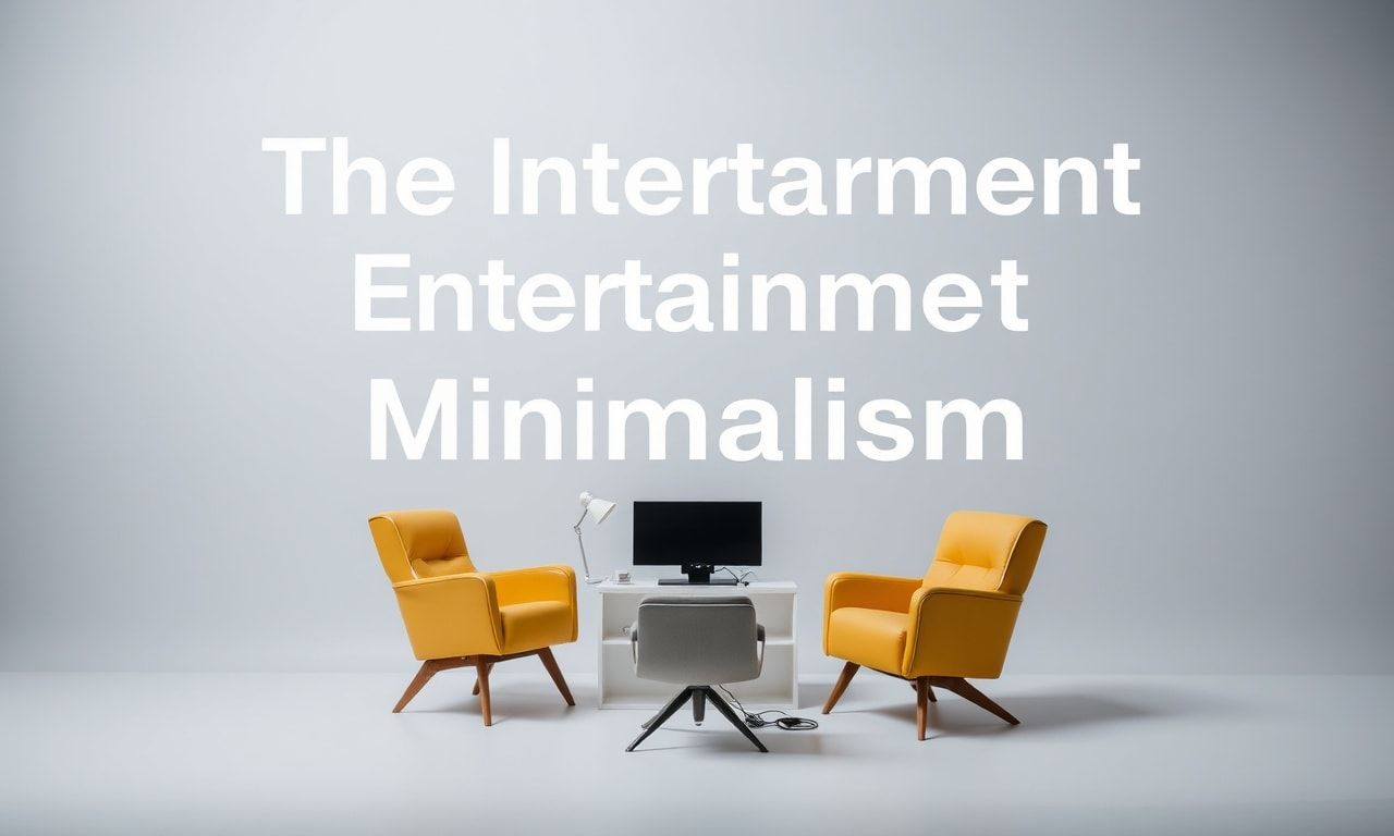The Intersection of Entertainment and Minimalism: A New Wave of Simplicity