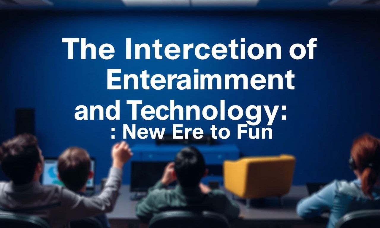 The Intersection of Entertainment and Technology: A New Era of Fun