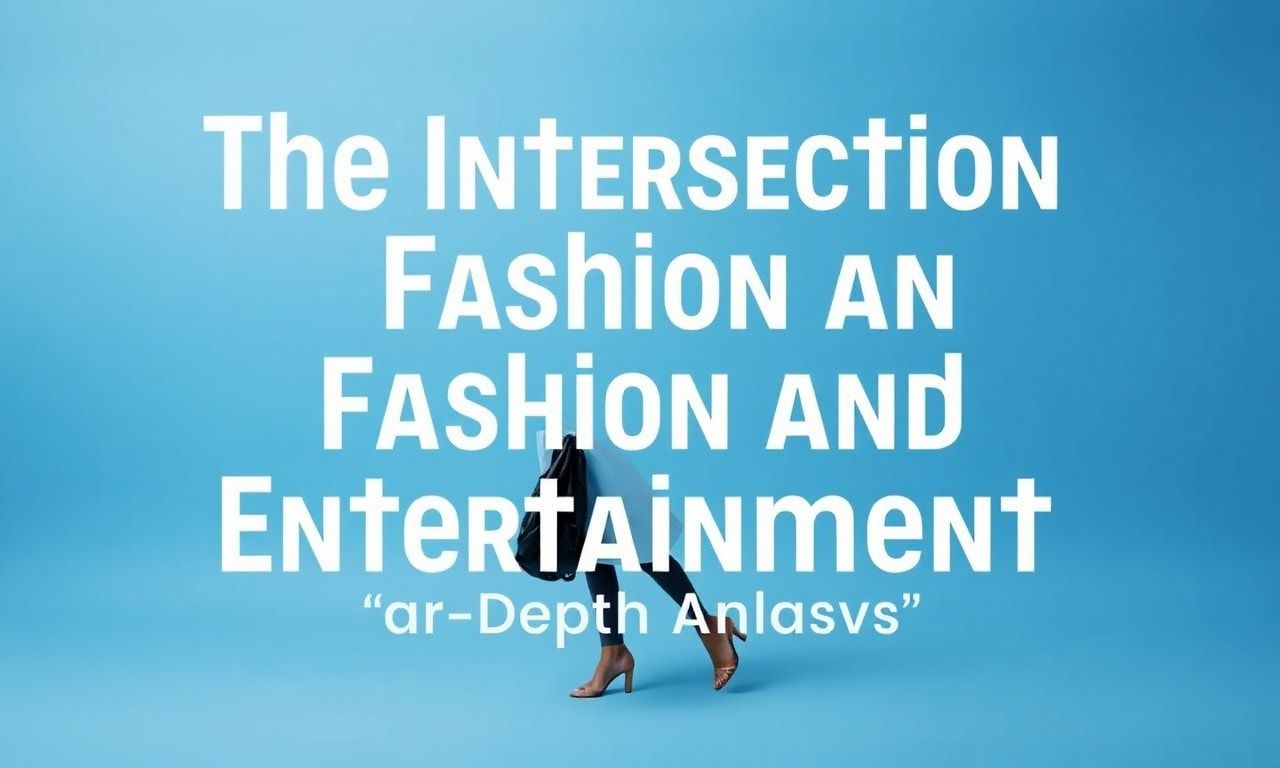 The Intersection of Fashion and Entertainment: A Deep Dive