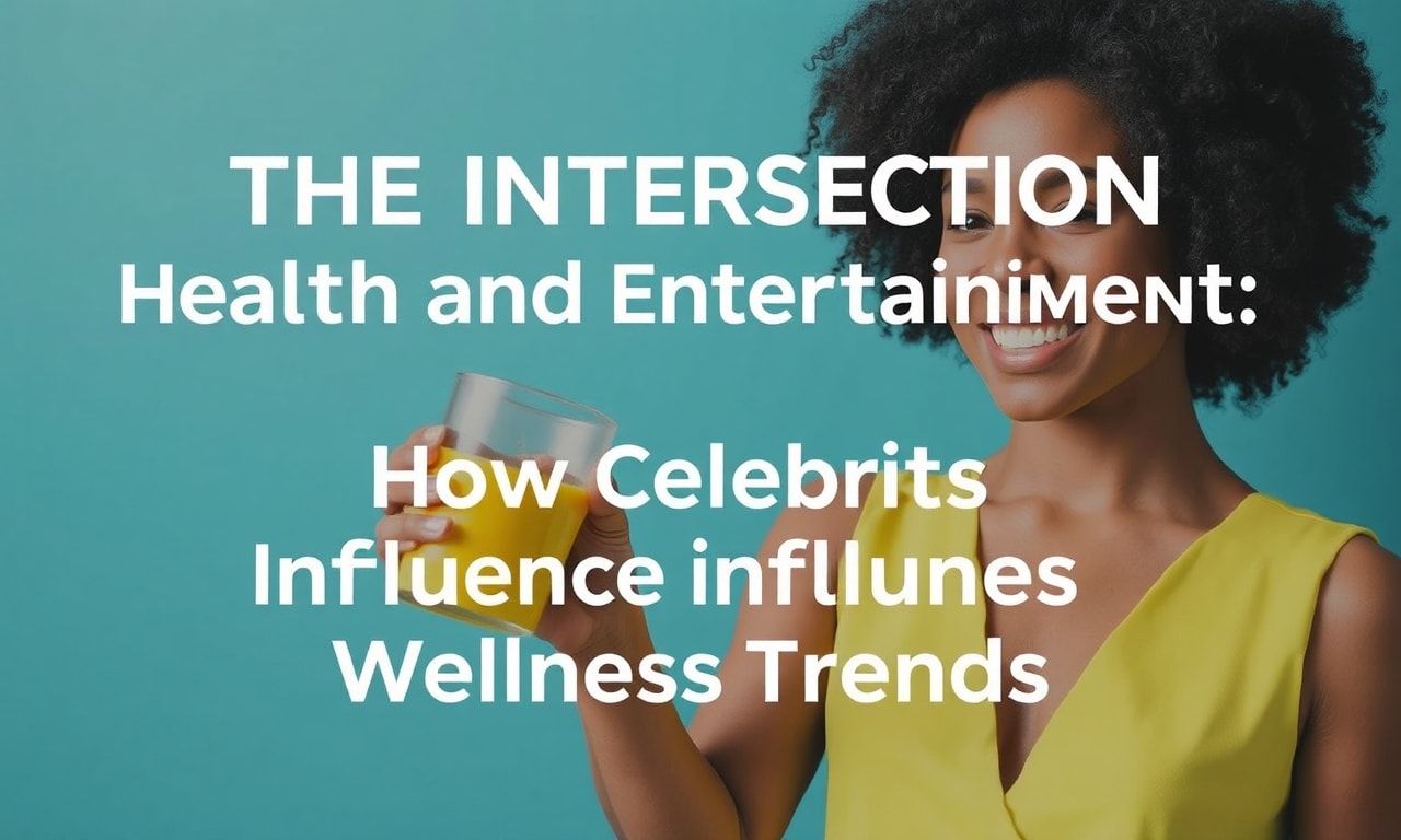 The Intersection of Health and Entertainment: How Celebrities Influence Wellness Trends