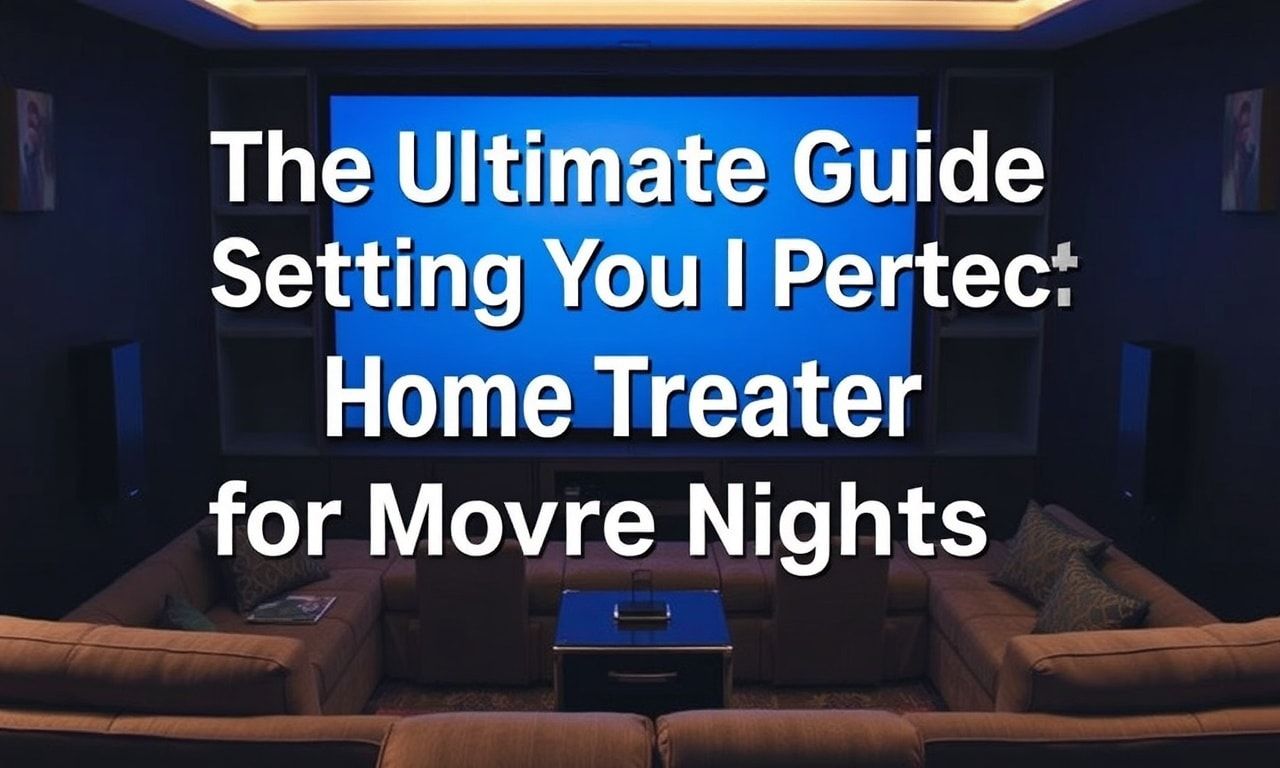 The Ultimate Guide to Creating the Perfect Home Theater for Movie Nights