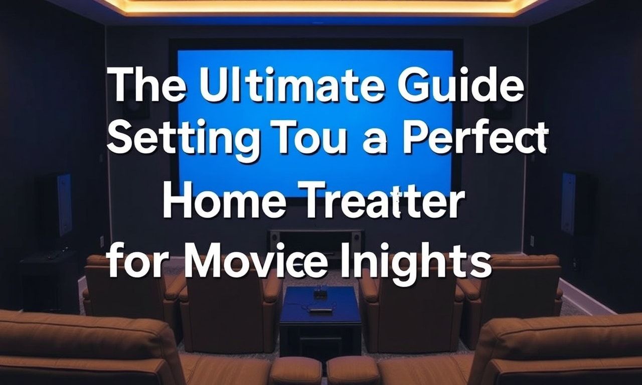 The Ultimate Guide to Creating the Perfect Home Theater for Movie Nights