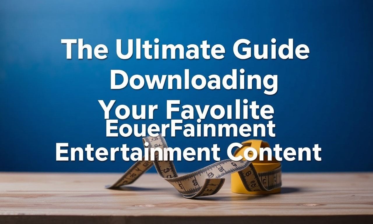 The Ultimate Guide to Downloading Your Favorite Entertainment Content