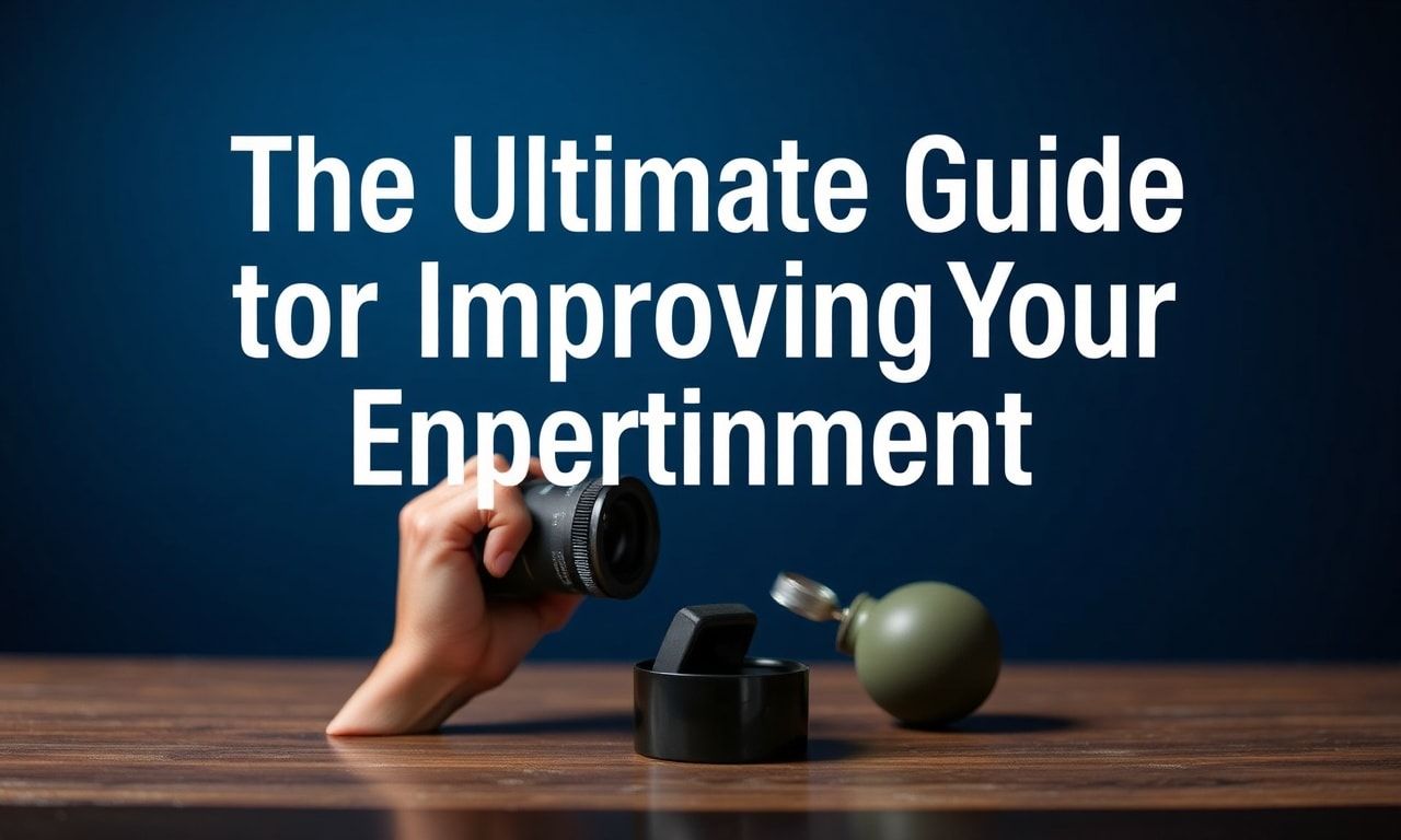 The Ultimate Guide to Enhancing Your Entertainment Experience