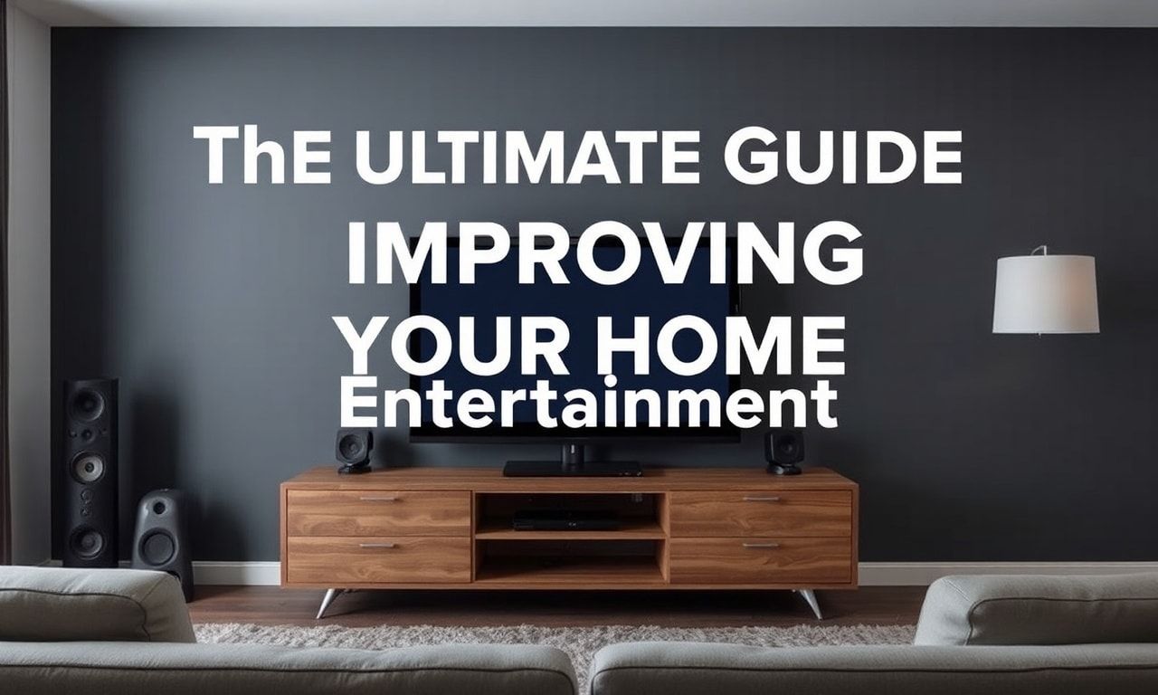 The Ultimate Guide to Enhancing Your Entertainment Experience at Home