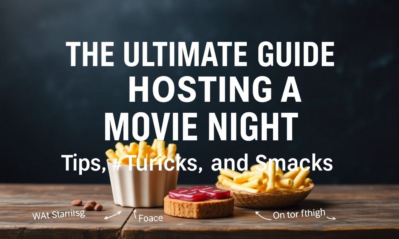 The Ultimate Guide to Hosting a Movie Night: Tips, Tricks, and Treats